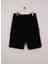 Lastikli Bel Regular Fit Siyah Erkek Çocuk Şort IB0IB02426BEH 2