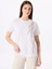 Kırık Beyaz Kadın Relaxed Taşlı T-Shirt FC5SL-TST0196 1