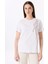 Kırık Beyaz Kadın Relaxed Taşlı T-Shirt FC5SL-TST0196 3