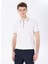 Beyaz Erkek Polo Yaka Basic Kazak F5SM-KZK 2079 1