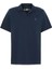 TB0A6UJA4331-WOVEN Badge Polo Lacivert Polo Yaka Normal Kalıp Erkek Polo T-Shirt 5