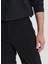 Lastikli Bel Normal Paça Slim Fit Siyah Erkek Pantolon ACE001252195_SYH 4