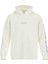 Z4BQ03KAIJ1G018 Dalım Over Hooded Beyaz Kapüşon Yaka Standart Fit Desenli Erkek Sweatshirt 1