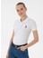 Polo Yaka Beyaz Kadın T-Shirt TP0125 1
