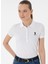 Polo Yaka Beyaz Kadın T-Shirt TP0125 3