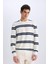 Regular Fit Bisiklet Yaka Dokulu Sweatshirt D7595AX25SP 3