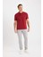 Yazlık Chino Kanvas Dokulu Pantolon Slim Fit Dar Kesim Cepli Dar Paça T1055AZ25SP 3