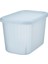 Kapaklı Saklama Kutusu 12 x 18 x 12 cm Ikea Çok Amaçlı Düzenleyici Şeffaf Mavi Kutu Hacim 1,5 Litre 2