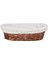 Hasır Bezli Oval Sepet 28 cm 1