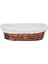 Hasır Bezli Oval Sepet 24 cm 1
