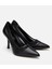01AYH308780A100 KADIN Deri Siyah Transparan Detaylı Stiletto 2