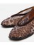 01AYH308830A499 KADIN Kahverengi Leopar Desenli Transparan Detaylı Babet 3