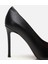 01AYH303720A100 KADIN Deri Siyah Ince Topuklu Stiletto 4