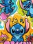 Disney Painting By Numbers Lilo Stitch Akrilik Boya Seti Tuval Üzerine Karikatür Çizim Resim Artcraft El Boyaması Ev DEKORURENK:DSN3-128/BOYUT(CM):20X30CM-ÇERÇEVE Yok (Yurt Dışından) 1