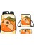 Kapi Bara Karikatür Öğrenci Okul Çantası Omuz Çantası Crossbody Çanta Kalem Çantası (Yurt Dışından) 1