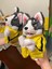Husky Boks Köpeği Peluş Oyuncak Interaktif El Kuklası Oyuncak Eln Sesli (Yurt Dışından) 1