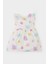 Kız Bebek Çiçek Desenli Kısa Kollu Elbise A0136A525SM 4