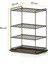 4 Katlı Metal Raf Organizer Ayakkabılık Havluluk Siyah EG208 3