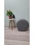 Ahşap Ayaklı Keten Kumaş Yuvarlak Puf&bench Koltuk/tabure 3