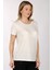 Kadın Oversize T-Shirt - Kısa Kol Yuvarlak Yaka Minimalist Günlük 3