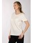 Kadın Oversize T-Shirt - Kısa Kol Yuvarlak Yaka Minimalist Günlük 4