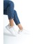 Loren Model Deri Bağcıklı Kalın Tabanlı Günlük Kadın Spor Ayakkabı Sneaker 3