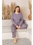 Uzun Kollu %100 Pamuk Büyük Beden Anne Pijama Takımı- Anne Özel Serisi 1