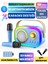 K5 2 Mikrofonlu Bluetooth Bağlantılı Karaoke Hoparlör 2025 Mavi 3