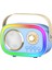 K5 2 Mikrofonlu Bluetooth Bağlantılı Karaoke Hoparlör 2025 Mavi 4