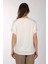 Oversize Minimalist Kadın T-Shirt - Kısa Kol Yuvarlak Yaka 5