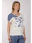 Oversize V Yaka Kısa Kol Kadın T-Shirt - Minimalist Stil 3