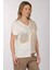 Daıdo Minimalist V Yaka Kadın T-Shirt - Kısa Kol Günlük 3