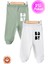 Unisex Bebek Baby Baskılı Penye Organik Pamuklu 0-6 Ay Patikli Bebek Pantolon Tek Alt 2li Set 1