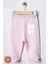 Unisex Bebek Baby Baskılı Penye Organik Pamuklu 0-6 Ay Patikli Bebek Pantolon Tek Alt 2li Set 2