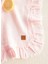 Frilled Linen Keten 2'li Amerikan Servis Pembe 30 x 45 4