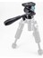 Mini Panoramik Tripod Kafa Hidrolik Sıvı Video Sönümleme Metal Kafa Tripod Monopod Kamera Tutucu Standı (Yurt Dışından) 3