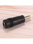 Sarı Uç 4.0x1.7 mm Erkek Fiş - 5.5x2.1mm Dişi Jak Dc Güç Konektörü Siyah (Yurt Dışından) 3