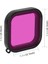 Puluz 3 Adet 3'ü 1 Arada Kare Muhafaza Dalış Renkli Lens Filtresi Gopro Hero 8 Kırmızı+Pembe+Mor (Yurt Dışından) 4