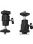 Mini Top Kafa [2 Paket] Sıcak Ayakkabı Montaj Adaptörü ile 360 Derece 1/4 Inç Küçük Top Kafaları Dslr Kamera, Video Kamera, Flaş, Işık Standı, Tripod Için Hafif Döner Mikro Top Kafası (Yurt Dışından) 4