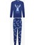 Ohana Pantolon Koyu Mavi Pijama Takımı 5