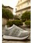 D25ya-560 Krem Sneaker Deri Tam Ortopedik Casual Günlük Kadın Ayakkabı 2