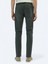 Koyu Yeşil Slim Fit Denim Pamuk Karışımlı Pantolon 4