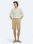Deve Tüyü Dokuma Carrot Fit Casual Bermuda 1