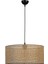 Örgülü Rattan Abajur Avize 3 Lü Set 4