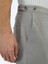 Gri Dokuma Smart Casual Pamuk Karışımlı Pantolon 4