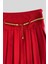 Dore Kemerli Piliseli Etek Kırmızı 3