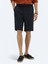 Lacivert Dokuma Carrot Fit Casual Bermuda 2