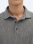 Antrasit Desenli Polo Yaka Pamuk T-Shirt 5
