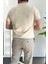 Erkek Yarım Fermuarlı Polo Yaka Tişört Kiremit EDW257 4