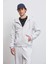 Fermuarlı Kapüşonlu Teknik Sweatshirt 4